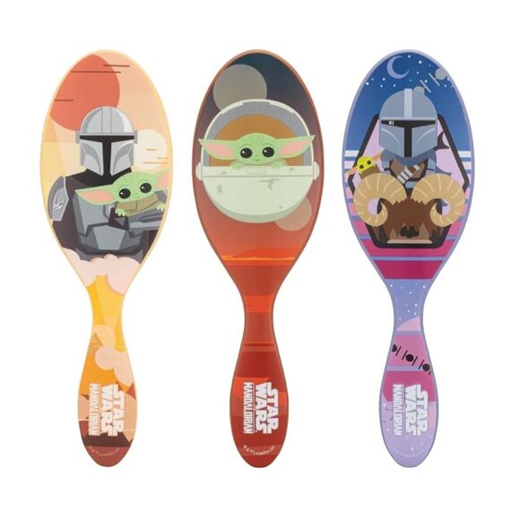 The Wet Brush Other - Wet Brush Star Wars Mandalorian Original Detangler - Set of 3 Brushes